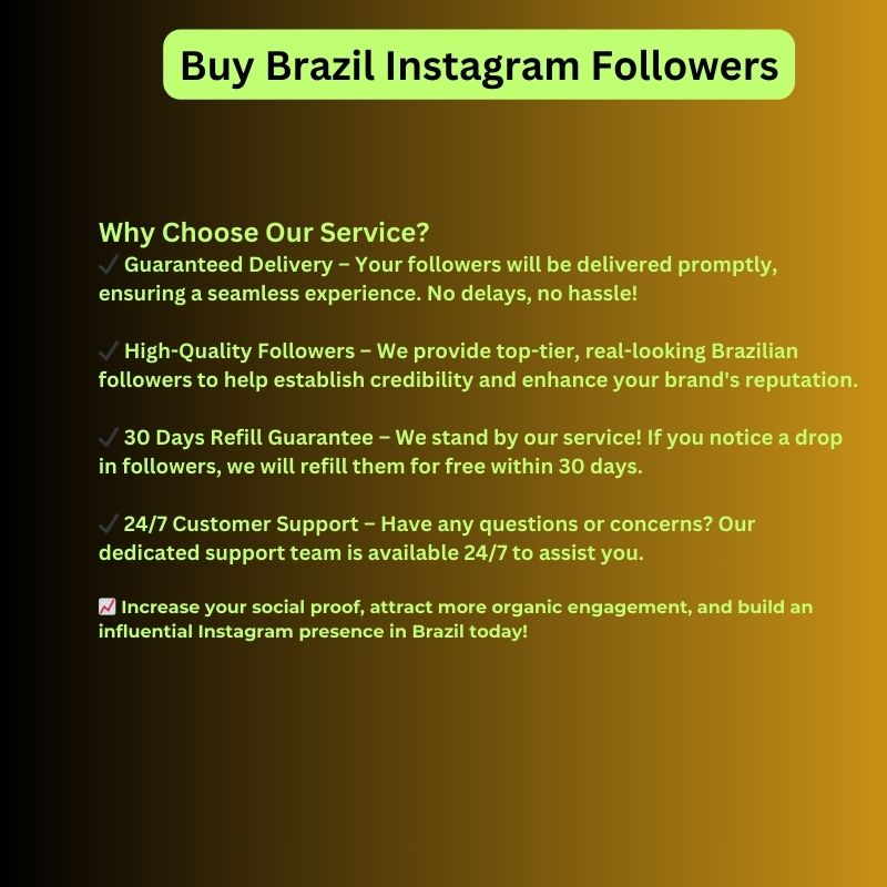 Buy Brazil Instagram Followers