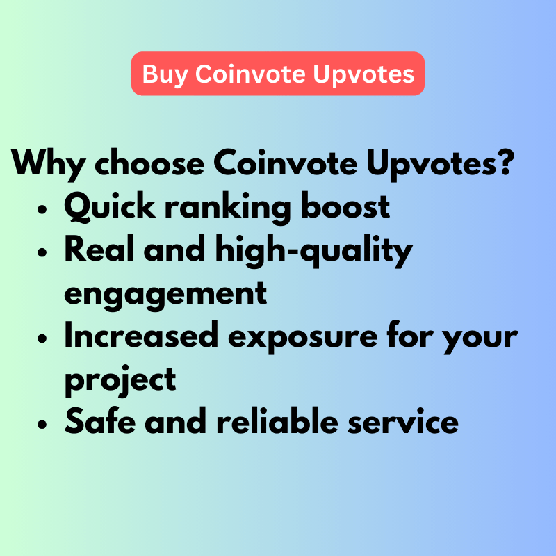 Buy Coinvote Upvotes