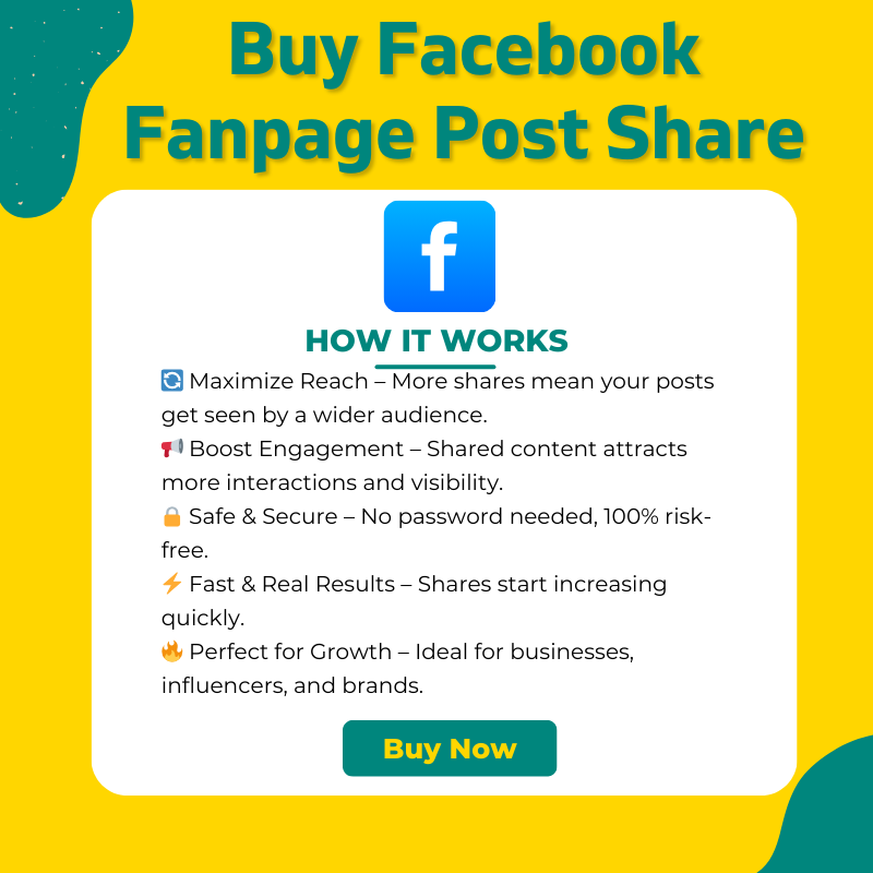 Buy Facebook Fanpage Post Share