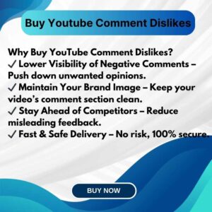 Buy Youtube Comment Dislikes