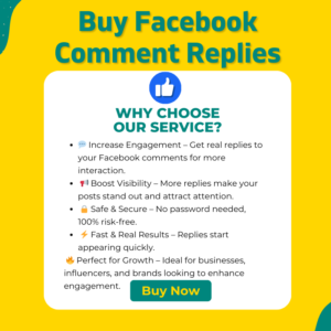 Buy Facebook Comment Replies