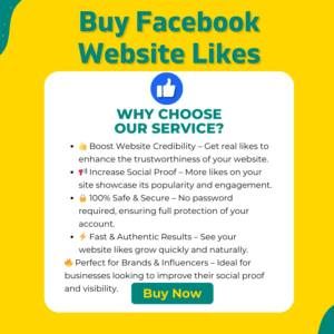 Buy Facebook Website Likes