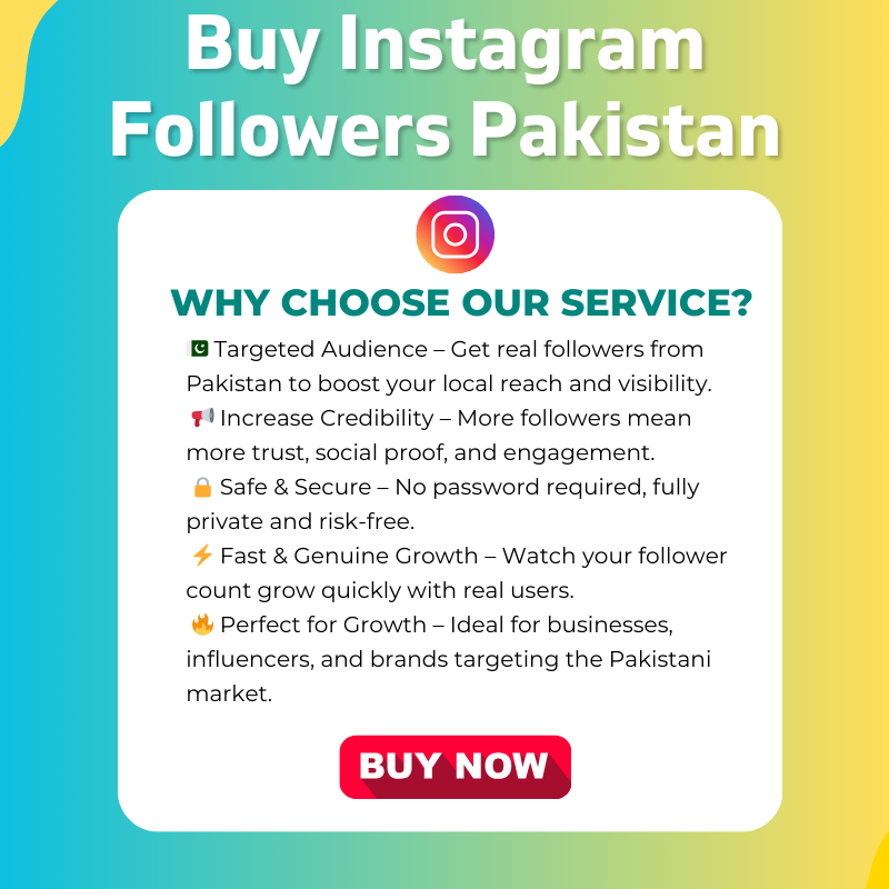 Buy Instagram Followers Pakistan