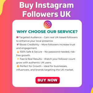 Buy Instagram Followers UK