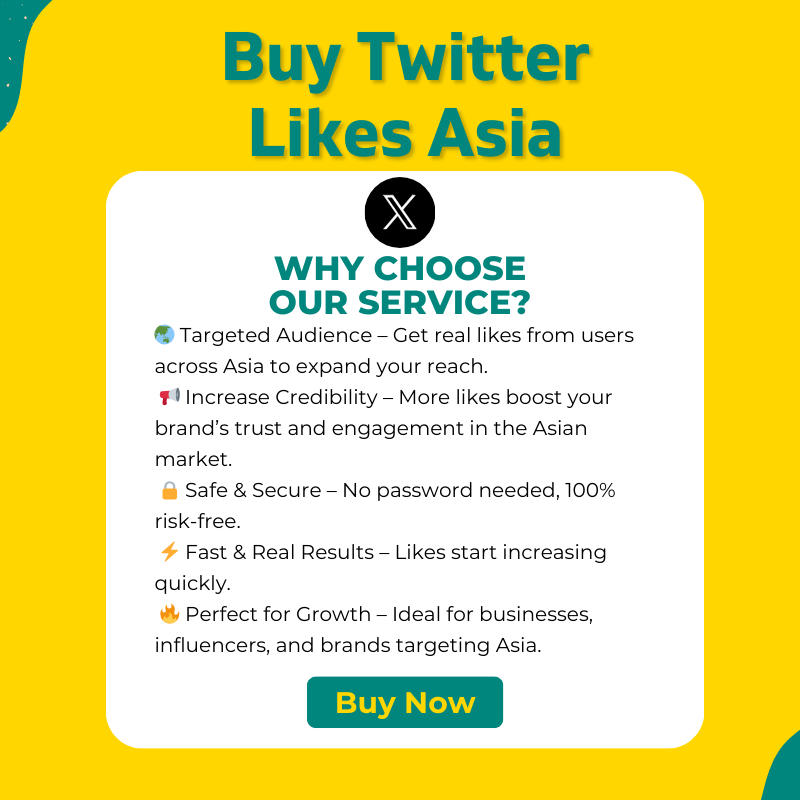 Buy Twitter Likes Asia