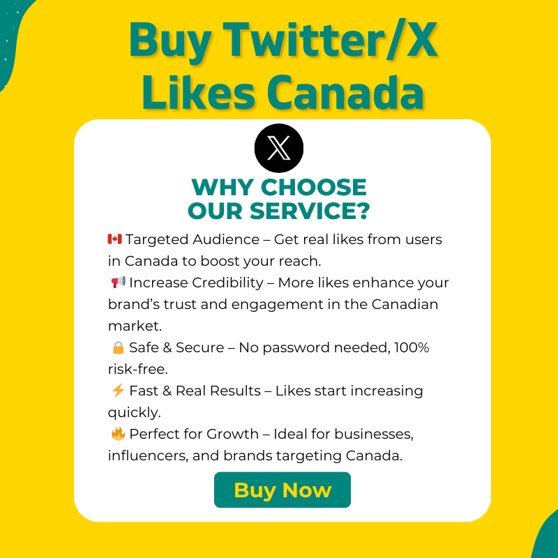 Buy Twitter Likes Canada