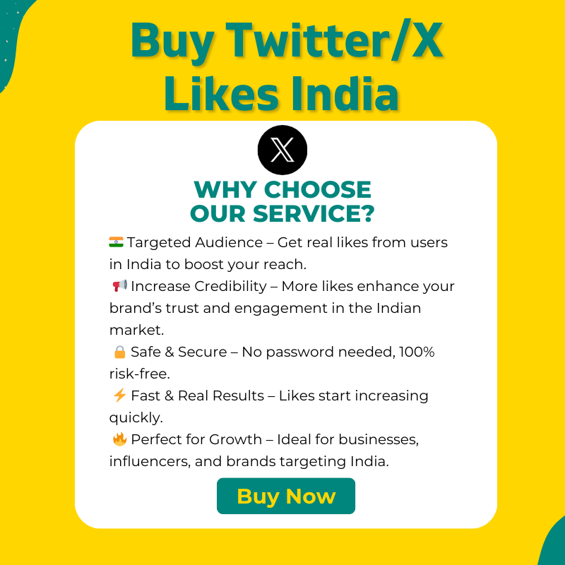 Buy Twitter Likes India