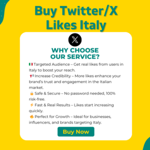 Buy Twitter Likes Italy