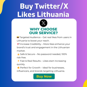 Buy Twitter Likes Lithuania