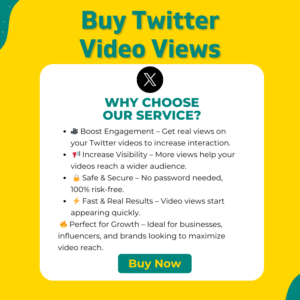 Buy Twitter Video Views